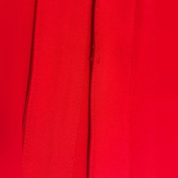 Calvin Klein Women's Fit & Flare Belted
A-Line Bright Red Midi Dress Size 2 - Picture 9 of 9